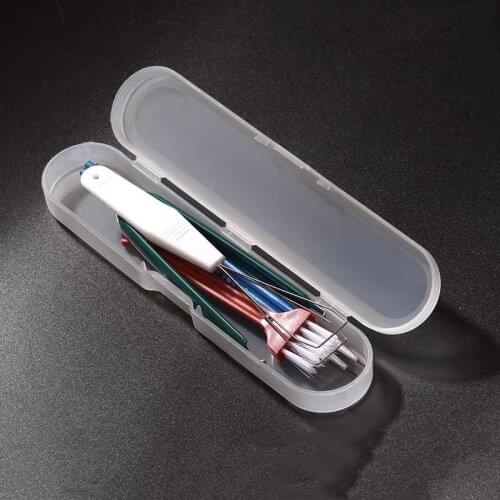 Keyboard parts box tweezers shaft extractor storage box parts box plastic box Mini Cosmetic PP box packaging box
