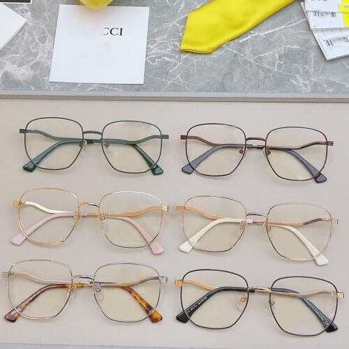 2021 new plain leisure box fashion simple atmosphere mens and womens prescription myopia high quality reading