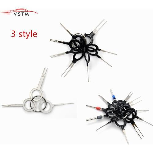New Remove Tool Set 3/8/11pcs Auto Car Plug Circuit Board Wire Harness Terminal Extraction Pick Connector Crimp Pin Back Needle