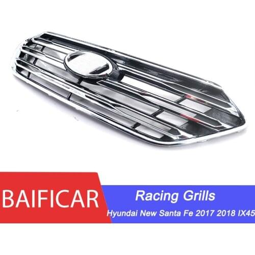Baificar Brand New Front Radiator Center Grille Bumper Racing Grills 86350-A1810 For Hyundai New Santa Fe 2017 2018 IX45