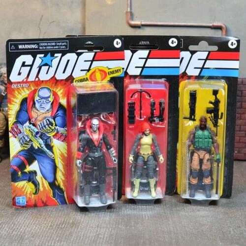 Genuine Hasbro Marvel Superhero Special Forces GIJOES 3.75 inch Scarlett Scarlett Destro Joint Movable Figure Model