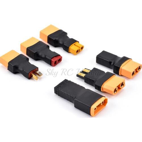 XT90 Female / Male to XT60 / TRX / T Deans Connector Adapter without wire for RC Car Plane Heli Lipo Battery ESC