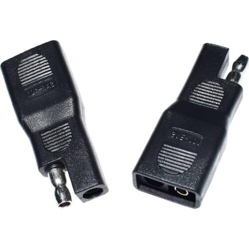 SAE to SAE Polarity Reverse Adapter Connectors SAE Quick Disconnect Extension Cable Plugs for Solar Panel Battery Power Charger