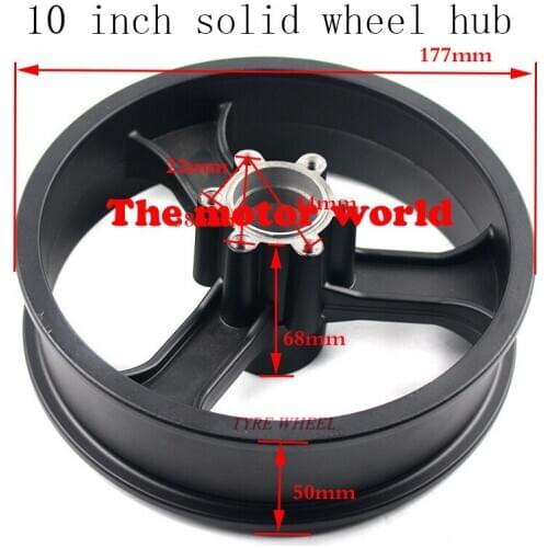 MADE IN CHINA 10 inch Electric scooter wheel hub 10 inch aluminum alloy wheel rims 10x2 10x2.125 tires rims free shipping