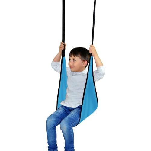 Blue Nature Picnic Hammock Children Swing Home Garden Use Hanging Bracket Activity Kids Drop Model Amusement Models