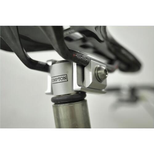 Folding bicycle seat tube collet gasket for brompton bike carbon saddle track 8-9.5mm black silver