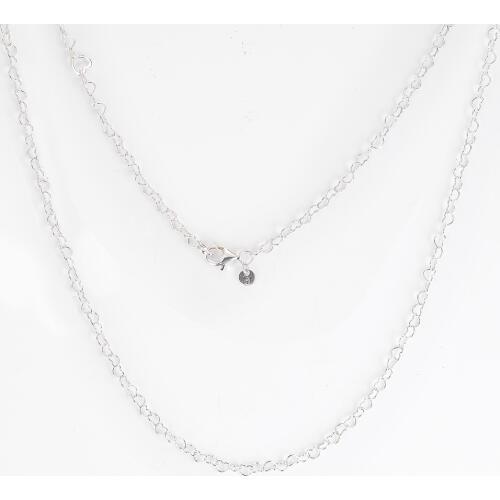 Joined Hearts Necklace Spring Heart Necklace Fashion Female Necklace sterling silver jewelry Women DIY Necklace