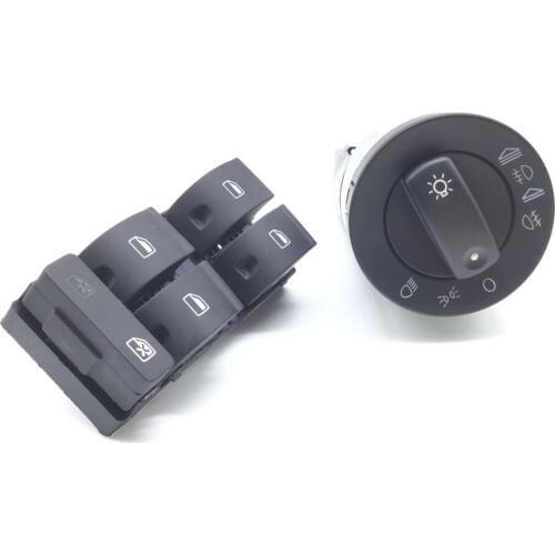High Quality Power Window Headlight Control Switch Button Console For AUDI A4 S4 B6 2000-2004 OE# 8E0941531 / 8E0959851