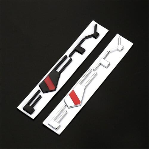 1PC FFTY Sticker Styling Emblem Badge Metal Car Rear Side Tailgate Mark Logo Symbol 50 Years Decal Decoration