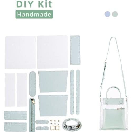 2021 Sewing Fish Brand New DIY Leather Bag Kit Semi& Finished Handmade Kit DB629