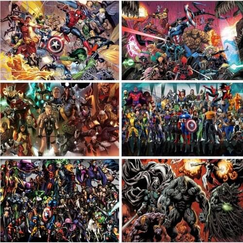 5D DIY Diamond Painting Disney Marvel Hero Series Brand New Inlaid Square/Round Diamond Mosaic Brand Decorative Painting