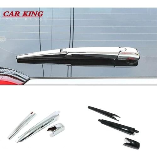 For Toyota WISH accessories 2009-2012 ABS Chrome Car Rear Window Windshield Wiper Arm Blade Cover Trim Molding Car styling