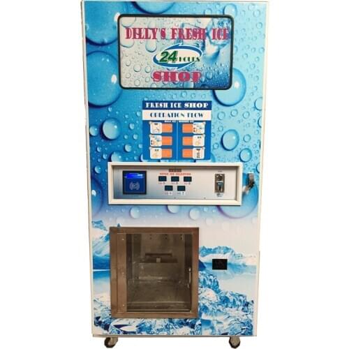 Automatic ice cube vending machine ice maker vending machine 24 hour service for sale