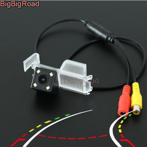 BigBigRoad Car Intelligent Dynamic Tracks Rear View CCD Camera For chevrolet new sail / Cruze 2015 Night Vision Parking Camera