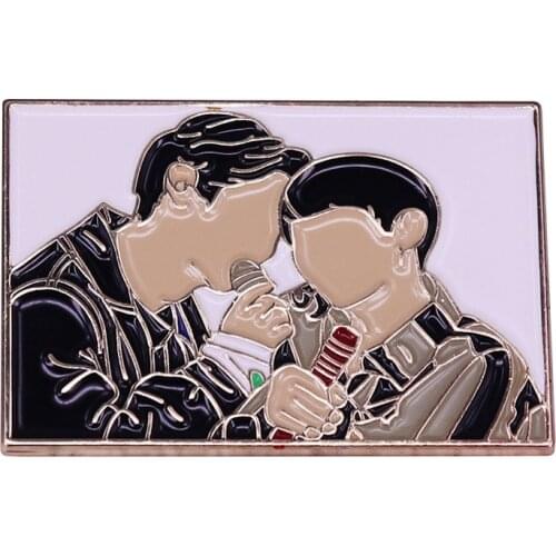 EXO CHANYEOL and BAEKHYUN Brooch and Enamel Pin Korean Band Fan Collection Gift