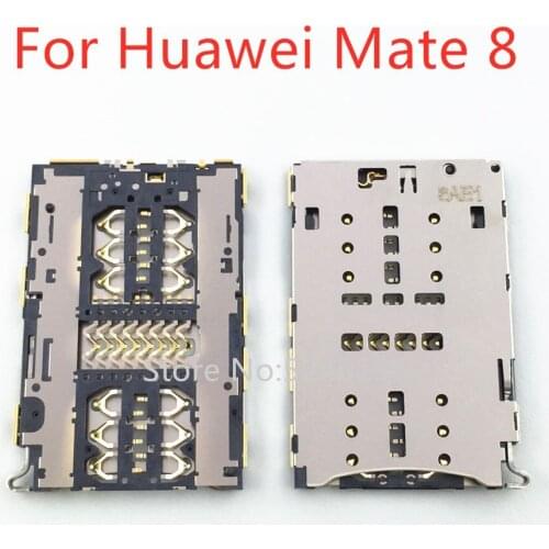 For Huawei Mate 8 mate8/Nova Lite P10 Lite P10 Plus Sim Card Reader Tray Micro SD Memory Card Holder Slot Flex Cable Repair