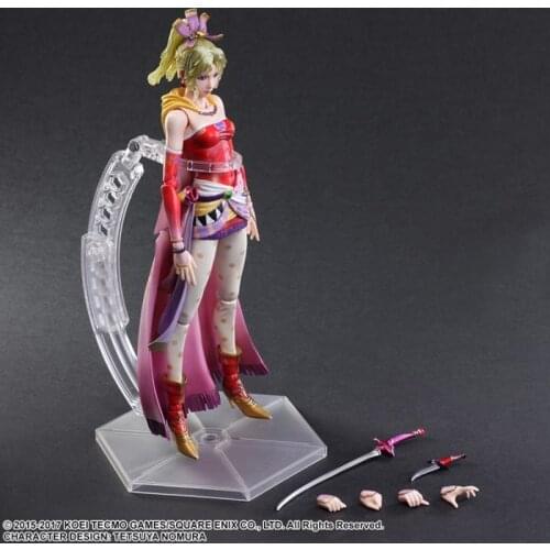 Original Play Arts Kai Final Fantasy XIII Tina Branford Figure Remake Toy Genuine Spot 25cm