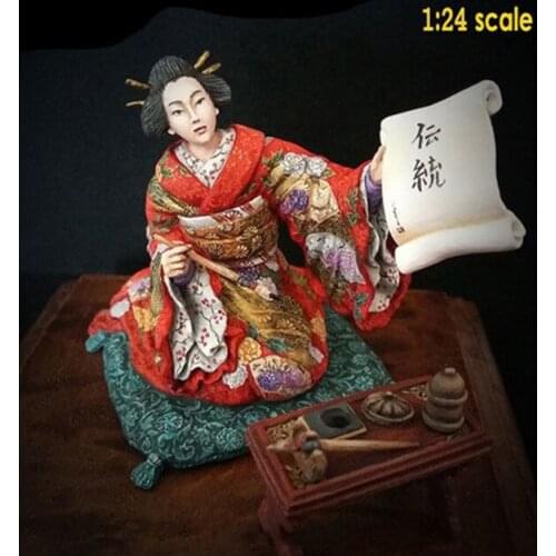 1/24 Scale Unpainted Resin Figure Building Kit