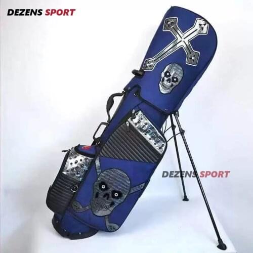 DEZENS NEW fashion Skull print golf bag waterproof Golf stand bag
