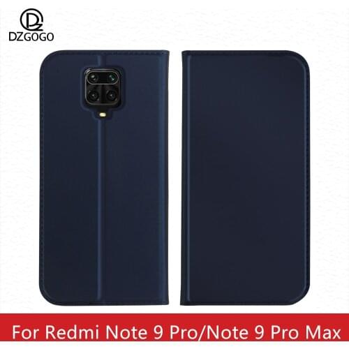 DZgogo iSkin Series Magnet Leather Flip Phone Case For Xiaomi Redmi Note 9 Pro Max Wallet Cover Coque Phone Bag Redmi Note9 Pro