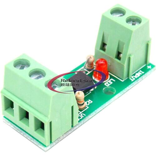 Optocoupler Isolation Module Isolated Board PC817 EL817 12V 1 Channel No Din Rail Holder PLC Processors 80KHz
