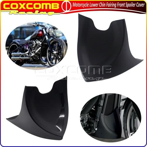 For Harley XL Sportster 1200 Dyna Softail V-ROD Touring Glide Motorcycle Chin Lower Front Spoiler Air Dam Fairing Mudguard Cover