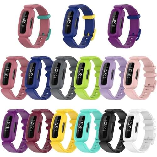 Watch Band Belt Adjustable Watch Strap Colorful for Fitbit Ace3/Fitbit Inspire2 Watch Replacement Part