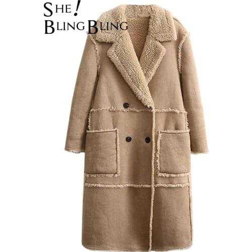 SheBlingBling Women's Sheepskin Coats