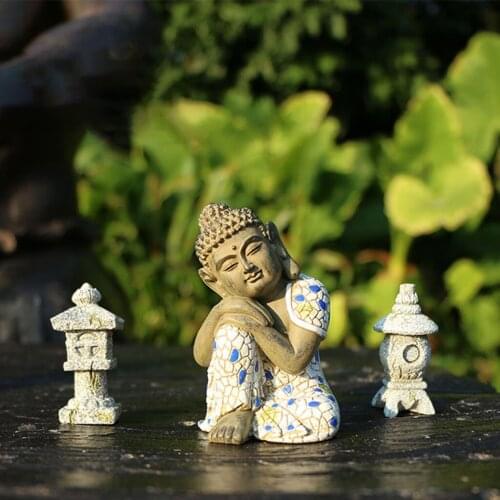 Pagoda Lantern Statue Oriental Statue Tower Bonsai Decoration Furniture For Home Decor Outdoor