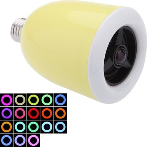 E27 LED Bulb Colorful Lamp 18 Colors Adjustable Wireless Bluetooth 4.0 Speaker for IOS Android Smart Phone IMAC/PC Energy-saving