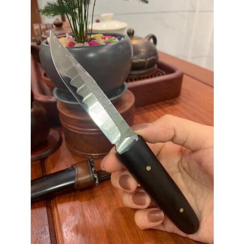 Japanese Damascus steel 60HRC Sheath Small Knife Samurai Sword Letter Opener Sharpness Supply EDC tools