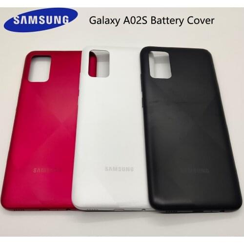 Samsung galaxy A02S Housing Back Cover With Side button with Lens Battery Cover for Samsung A02S Door Rear Case Replacement