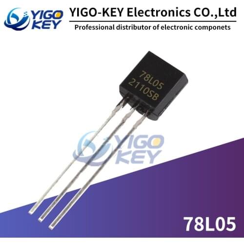 100Pcs 78L05 78L06 78L08 78L09 78L12 78L15 TO-92 TO92 TRANSISTOR New and Original