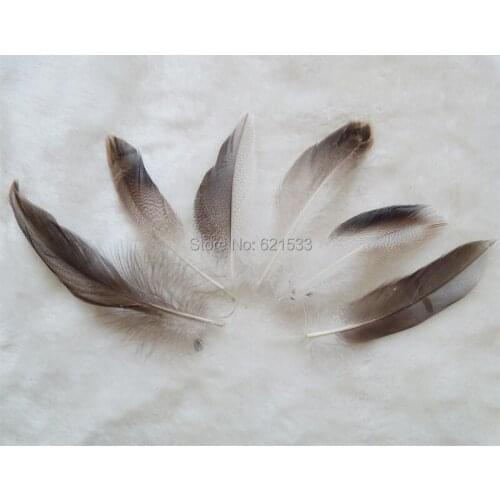 200pcs/Lot!7-10cm Nature Grey Mallard Duck Flank Feathers,Nature Loose Mallard Duck Feathers for Jewelry Making