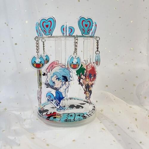 Anime SK8 the Infinity SK EIGHT REKI MIYA Merry-go-Round Cute Stand Figure Cartoon Model Plate Toy Collection Desk Decor Cosplay