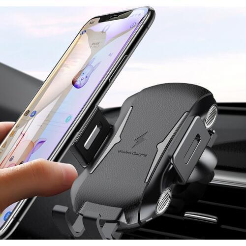 Car Wireless Charger phone ho For Samsung S10 Lite S8 S9 Fast Car Wireless Charger For iPhone X XS Max 8 Plus For Xiaomi MIX 2S