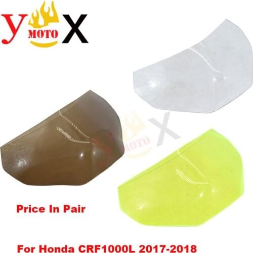 CRF1000 Sport Bike ABS Front Headlight Head Light Headlamp Protection Len Cover Shield For HONDA Africa Twin CRF1000L 2017-2018