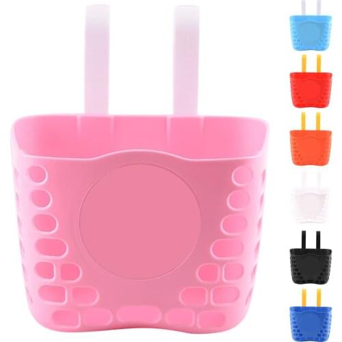Kids Bicycle Basket Front Handlebar Bike Tricycle Scooter Supplies Handlebar Carrier Outdoor Cycling Storage Bicycle Accessory