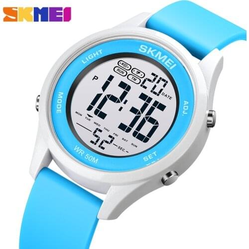 SKMEI Digital Kid Watch Fashion Waterproof Shockproof Boy Electronic Child Watches Children Girl Sport Wristwatches For Children
