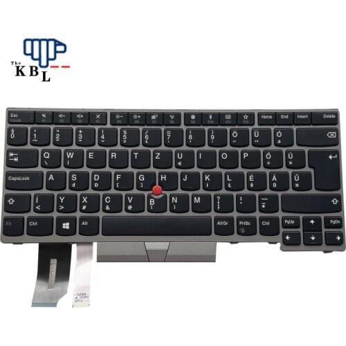 New For Lenovo Thinkpad Germany Language E480 E490 R480 R490 L490 (Black Left&Right Key) Laptop Keyboard SN20P32882 2PE558