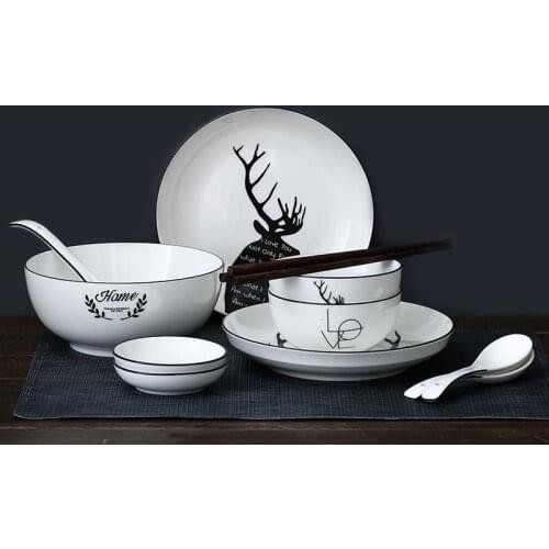 Keuken Accesoires Saladier Coconut Food Container Cuenco Tazone Sauce Soup Kitchen Dining Bar Dinnerware Ceramica Ceramic Bowl