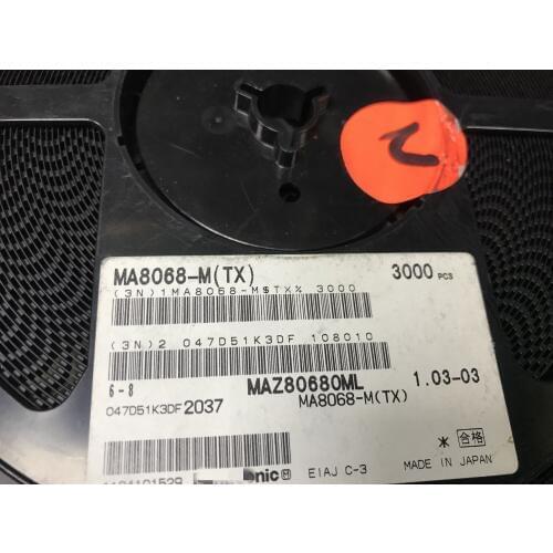 MAZ80680 MAZ80680ML MA8068-M(TX) DIODE ZENER 6.8V 150MW SMINI2 new original 100% quality