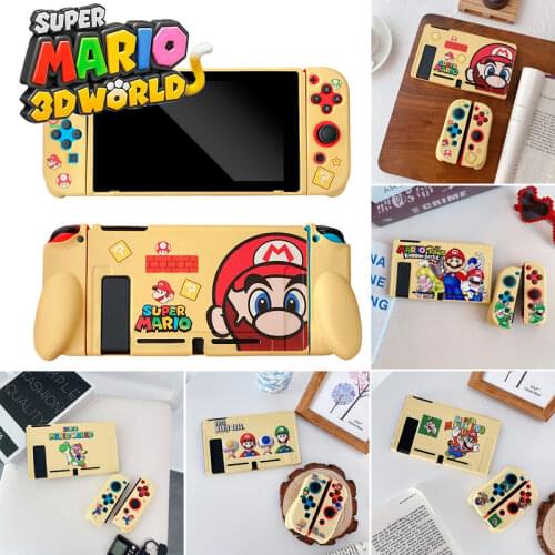 Super Mario Cartoon TPU Soft Protective Case Shell for Nintendo Switch Game Console Cover Shell for Nintend SwitchAccessories