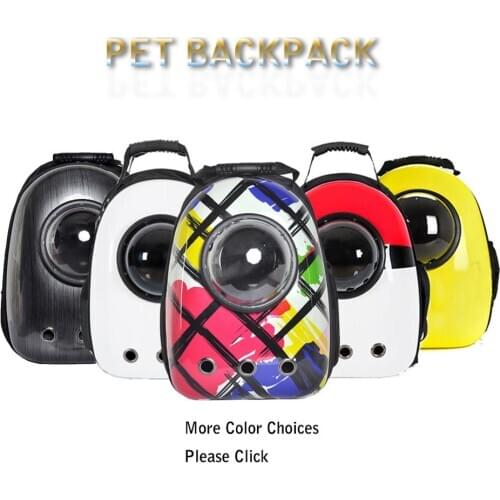 New Outdoor Cat Bag Eco-friendly Portable Pet Space Capsule Backpack Takeout Dog Backpack Cat Supplies Capacity 25L