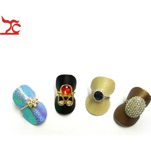 Wholesale 25 Pcs Fashion Colorful Jewelry Display Decoration Holder 40mm Dia Double Side Use Ring Organizer Holder Sheet Stand