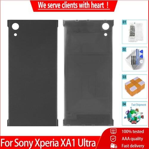 Original For Sony Xperia XA1 Ultra C7 G3221 G3212 G3223 G3226 Back Battery Cover Rear Door Housing Back Case Repair parts