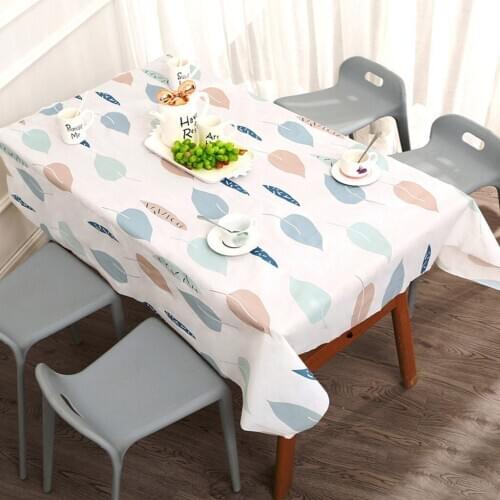 Rectangular Waterproof and Oil Proof Table Cloth For Kitchen Dining Table Cover For Home Decoration Wedding Party Tablecloth