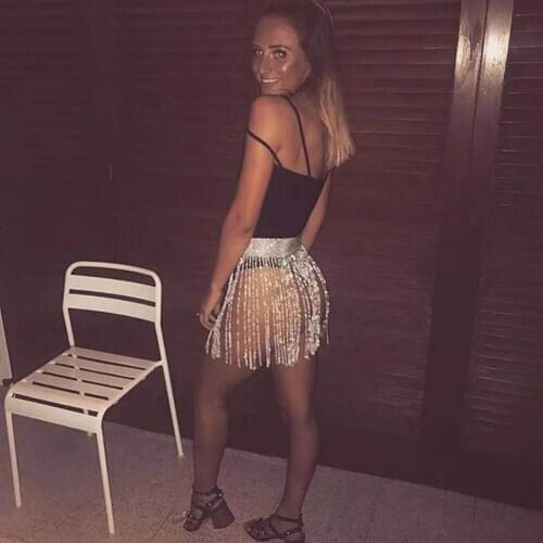 Luxury womens sexy Rhinestone fringed waist belly body jewelry shiny crystal tassel dress nightclub Party Beach Bikini jewelry