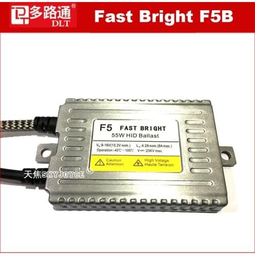 SKYJOYCE 2X Original DLT F5B fast ballast quick start bright hid headlight AC digital DLT ballast 55W block ignition hid reactor