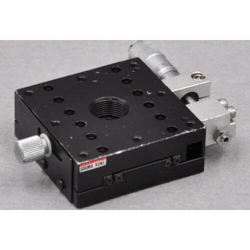 TAM-601S Sigma Optical X-axis Worktable Y-axis Manual High Precision Fine-Tuning Cross Rail Displacement Slide